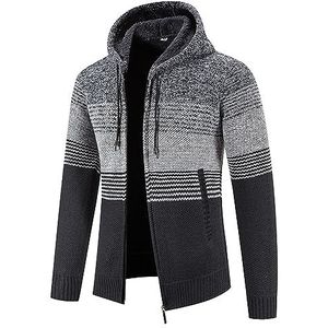 ZTRADA - Dikke Warme Fleece Jas - Donkergrijs - Heren