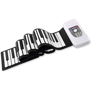 Handgerolde Piano 88-toetsen Verdikt Toetsenbord Piano Slim Draagbaar Opvouwbaar Elektronisch Toetsenbord Draagbaar Keyboard Piano