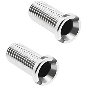 eMagTech 2 stks Aanrecht Zeef Schroef Dikker 304 Rvs Zeef Afval Schroefdraad Connector M12 × 25mm Spoelbout Schroef Voor Wastafel Zeef Plug