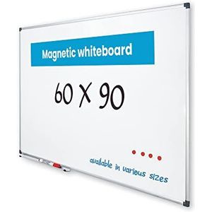 Vivol Whiteboard 60x90 cm - Magneetbord en Planbord - 14 verschillende maten