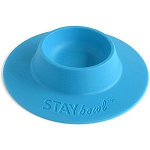 STAYbowl® Tip-Proof Ergonomische Pet Bowl voor Cavia en andere kleine huisdieren; 1/4-cup grootte; hemelsblauw