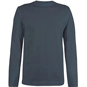 Logostar Basic shirt met lange mouwen voor heren, katoen, met ronde hals, lange mouwen, grote maten, 3XL, 4XL, 6XL, 8XL, 10XL, 12XL, 15XL, antraciet, 4XL Grote maten