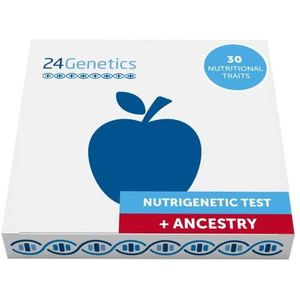 DNA Sport Plus DNA Test Pack - Combined Sport and Nutrition Genetic Test - Includes Ancestry Test and Home DNA Kit - Includes 3 Reports - 24Genetics