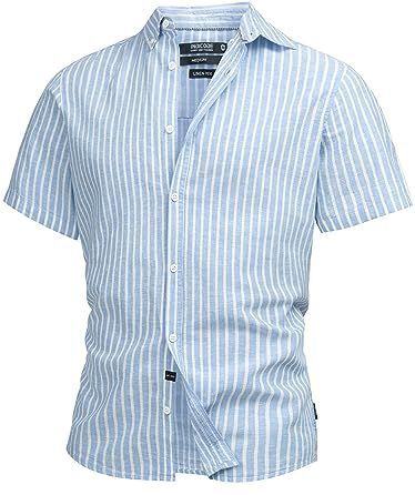 Indicode - INBravida - Overhemd - Moonlight - Korte Mouwen