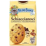 MULINO BIANCO Schiaccianoci - Italiaanse koekjes met noten en pure chocolade 300g (Schiaccianoci, x1)