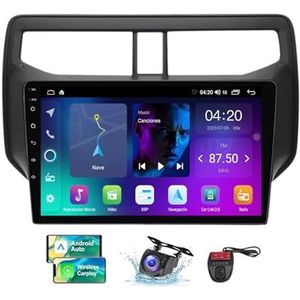 9 Inch Touchscreen Dubbel DIN Autoradio Compatibel met Toyota Rush 2017-2020 met Stuurbediening FM RDS DAB+ Autoradio WiFi 4G Draadloze Carplay Android Auto Bluetooth DSP(NF-1)