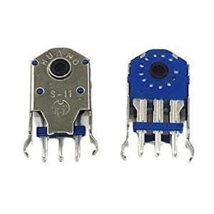 HUANO Mouse Wheel Encoder 10 stuks 5-13 mm 300.000 rasters schroefgatafstand 1,74 mm decoder voor alle soorten muiscodering van het merk (10 stuks 11 mm)
