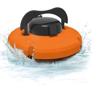 Automatische zwembadreiniger, draadloze zwembadstofzuiger Krachtige zuigkracht, gaat 120 minuten mee, ingebouwde watersensortechnologie for zwembadoppervlakte