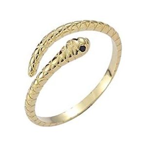 Ringen, dames 925 zilveren ringen, Ringen Mode Delicate Zilveren Ring Met Serpentine Opening Diamanten Ring Party for mama (Color : Silver)