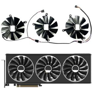 Voor XFX voor Radeon RX7900 7900XT voor Speedster QICK/MERC grafische kaart vervangende ventilator(Left fan)