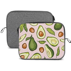 Avocado Vegan Laptop Sleeve Case Beschermende Notebook Draagtas Reizen Aktetas 14 inch