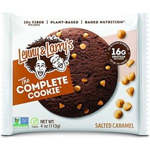 Lenny & Larry's Gezouten karamel De complete koekje, 113g, pak van 12