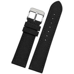 InOmak Horlogeband van nylon, 20/22/23 mm, NATO-horlogebandjes, meerkleurig, 23mm, strepen