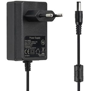 Wicked Chili Voeding compatibel met AVM Fritz!Box 7530 AX, 7530, 6820 LTE, 4020, 7520, 6850, 4040, WLAN-router laadkabel stekker (12V, 2,5A, 30W power adapter, 3,0m kabel) zwart