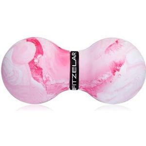 FITZELAR Dubbele lacrosse massagebal voor myofasciale release, SGS-certificering, massage diep weefsel voor taille rug voeten, triggerpointtherapie, spierknopen, pinda-massagebal voor spierpijn