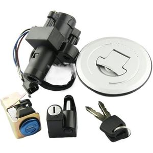 Voor VTR250 MC33 VTR 250 MC 33 1998 1999 2000 2001 2002 2003-2007 Accessoires Brandstof Gas Voor Tankdopdeksel Slotset Motorfiets Contactslot