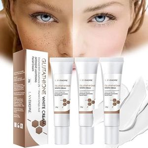 Glutathione White Cream, Glutathione Cream, Glutathione Cream for Skin Whitening, Glutathione Whitening Cream Facial Dark Spots Remover (3 Pcs)