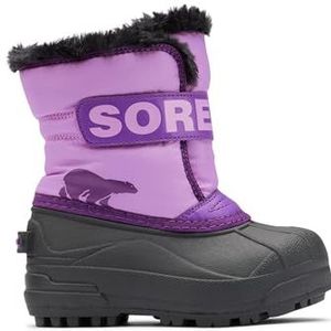 Sorel Unisex kind Snow Commander Laarzen, Gumdrop/Paars Violet, 12 Little Kid