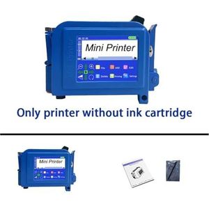 Handheld inkjetprinter, Mini Printer 12.7mm Draagbare Printer Label Bulk Barcode Digitale Logo Inkjet Label Printer(Only Printer 12.7mm)