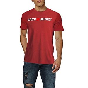 Jack & Jones T-shirt voor heren, rood (Rio Red), S