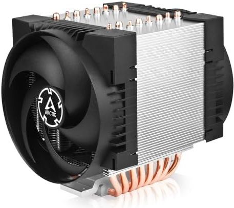 ARCTIC Freezer 4U-M - Server CPU-koeler voor AMD en Intel, 4U & Up, 2 x 120 mm ventilatoren, 400-2300 rpm, 4-pins PWM-aansluiting, 8 Heat Pipes