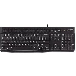 Logitech K120 toetsenbord USB Zwart
