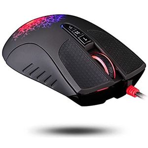 Gaming Mouse Wired, Geschikt Voor Bloody A90 Optical Gaming Mouse Kleurrijke Glare Wired Muizen, 8 Toetsen programmeren voor Windows XP/Vista / 7/8 / 8.1/10