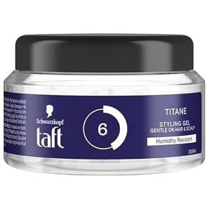 3 x Schwarzkopf Taft Power Gel - Titanium - 250 ml