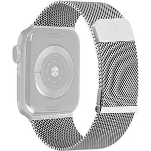 RVS Milanese Vervangende Smartwatch Band | Stalen Magnetische Horlogeband | Stalen Bandvervanging van Roestvrij staal | Horlogeband Accessoires | Geschikt Voor Apple Watch 42mm / 44mm / 35mm | Zilver