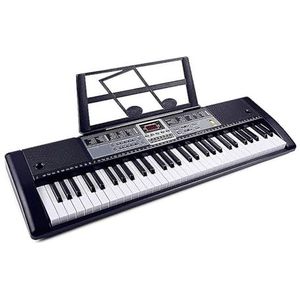 elektronisch toetsenbor Muzikaal Toetsenbord Professionele Controller Elektronische Piano Muziek Synthesizer Digitaal 61 Toetsen Orgelinstrumenten Roze (Color : Bk)
