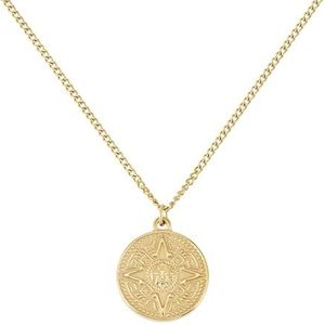 Halsketting - Kompas Hanger - Waterbestendig Roestvrij Staal - Goud Zilver Roségoud