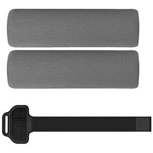 Verstelbare beingriem, compatibel met NS Switch Ring Fit Adventure beenbevestigingsriem, elastische sportriem, compatibel met Ring-Con met handgreepafdekking, beenbevestigingsriem, grijs, Verstelbare beenriem