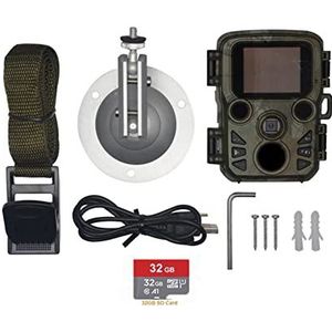 Wilde dierencamera 0.45S Trigger Mini Trail Camera 1 6mp Foto HD1080P Video IP66 Waterdicht for Outdoor Wildlife Trail Camera Verkenning, beveiliging van het huis(Upgrade)