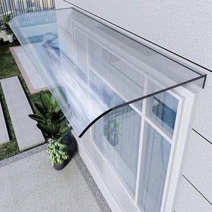 Onzichtbare Deurluifel - Transparant - Polycarbonaat - 40x40 cm