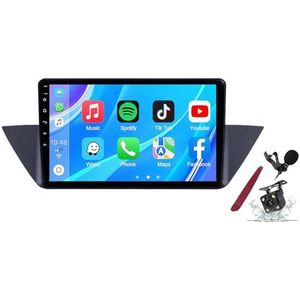 Android 14 Autoradio Stereo voor B-MW X1 E84 (2009-2013) 9-inch Touchscreen Multimedia Speler met Draadloze Carplay GPS Navigatie FM RDS Bluetooth 5G-WiFi SWC DSP,M100s