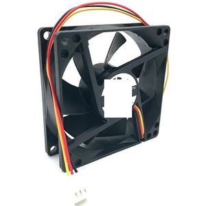 Computerkoelventilator 80 mm 12V SXDOOL SXD8025S12M * 25 borstelloze DC-koeler 0, A (nominaal,35 A) 3P serveromvormer pc-behuizing