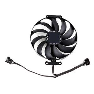 95MM CF1010U12D koelventilator voor ASUS voor Radeon RX 6950 6900 6800 6700 XT TUF OC grafische kaartventilator CF1010U12S FDC10U12S9-C(Black C-Fan CF1010)