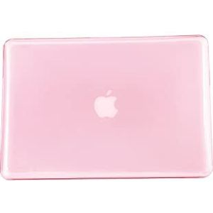 Transparante laptoptas Compatible with MacBook Pro 13-inch hoes 2012-2015 Release A1502 A1425 met Retina-display, klik op slanke harde hoes, volledige beschermhoes Tablet hoes (Color : Pembe)