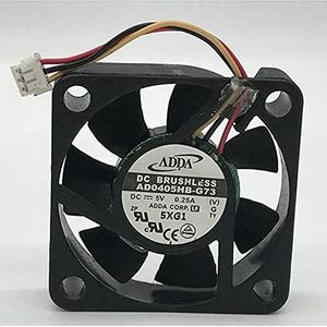 Original AD0405HB-G73 4010 5V 0.25A 40 * 10MM 3-wire switch cooling fan