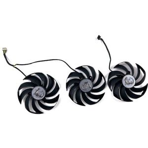 Koelventilator 95mm 4-pins PLD10010B12HH PLD10010S12HH GPU-ventilator voor MSI voor GeForce RTX 3070 3080 3090 3070Ti SUPRIM X-videokaart(3pcs)