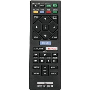 allimiteit RMT-VB100U Vervang Afstandsbediening geschikt voor SONY BLU-RAY DISC Player BDP-S6500 BDP-BX150 BDP-BX550 BDP-BX350 BDP-S1500 BDP-BX650 BDP-S2500 BDP-S2900 BDP-S4500 BDP-S5500 BDP-S3500