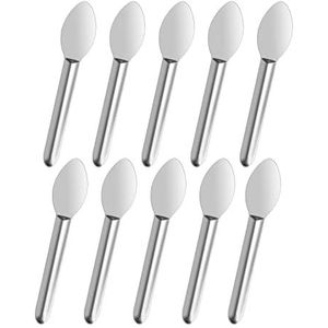 Beada Capsule Vulling Spatel 10 STKS Staal Lab Schep voor Snelle Cap Capsule Vulling Pil Vulmachine