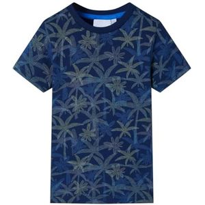 Kindershirt 104 marineblauw, kinderkleding, meisjeskleding, leuke kinderkleding, jongenskleding, hippe kinderkleding, stoere kinderkleding