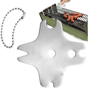 Generic BBQ-grillschraper, grillschraper - Roestvrijstalen metalen grillschraper | Grillreiniger, barbecueborstelvervanger voor de meeste grillroosters