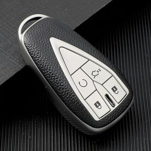 TPU Autosleutelhoesje Shell Houder Tas Sleutelhanger voor Changan CS35 Plus CS75PLUS CS55PLUS Autosleutelzakje Onderdelen