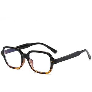 Zonnebrillen met montuur, trendy streetstyle zonnebrillen, retro kleine vierkante zonnebrillen (Kleur : C12)