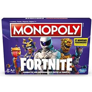 Monopoly Fortnite-editie bordspel geïnspireerd op de videogame Fortnite, vanaf 13 jaar – Franstalige Editie