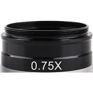 Zoomlens, varifocale lens, 42mm Extra Objectief Lens 0.3X 0.5X 0.75X 2X for 180X C MOUNT Lens Op Monoculaire Industrie Lab microscoop Camera voor industriële videoIndustriële video(0.3X-0.5X)