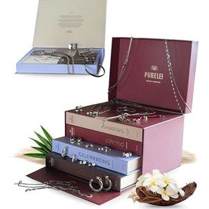 PURELEI® Sieraden Adventskalender 2025 (Zilver) – 25 exclusieve sieraden voor elke gelegenheid – Vrouwen Adventskalender – duurzaam en herbruikbaar – cadeau voor vrouwen