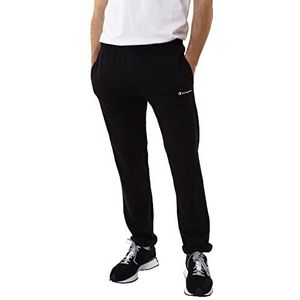 Champion Legacy Authentic Pants Pro Jersey Small Logo Straight Hem trainingsbroek voor heren, Zwart, L